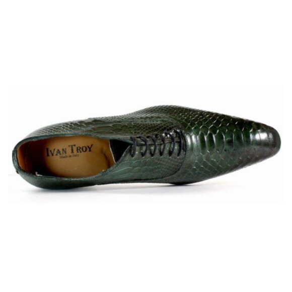 George Green Crocodile Printed Calfskin Oxford
